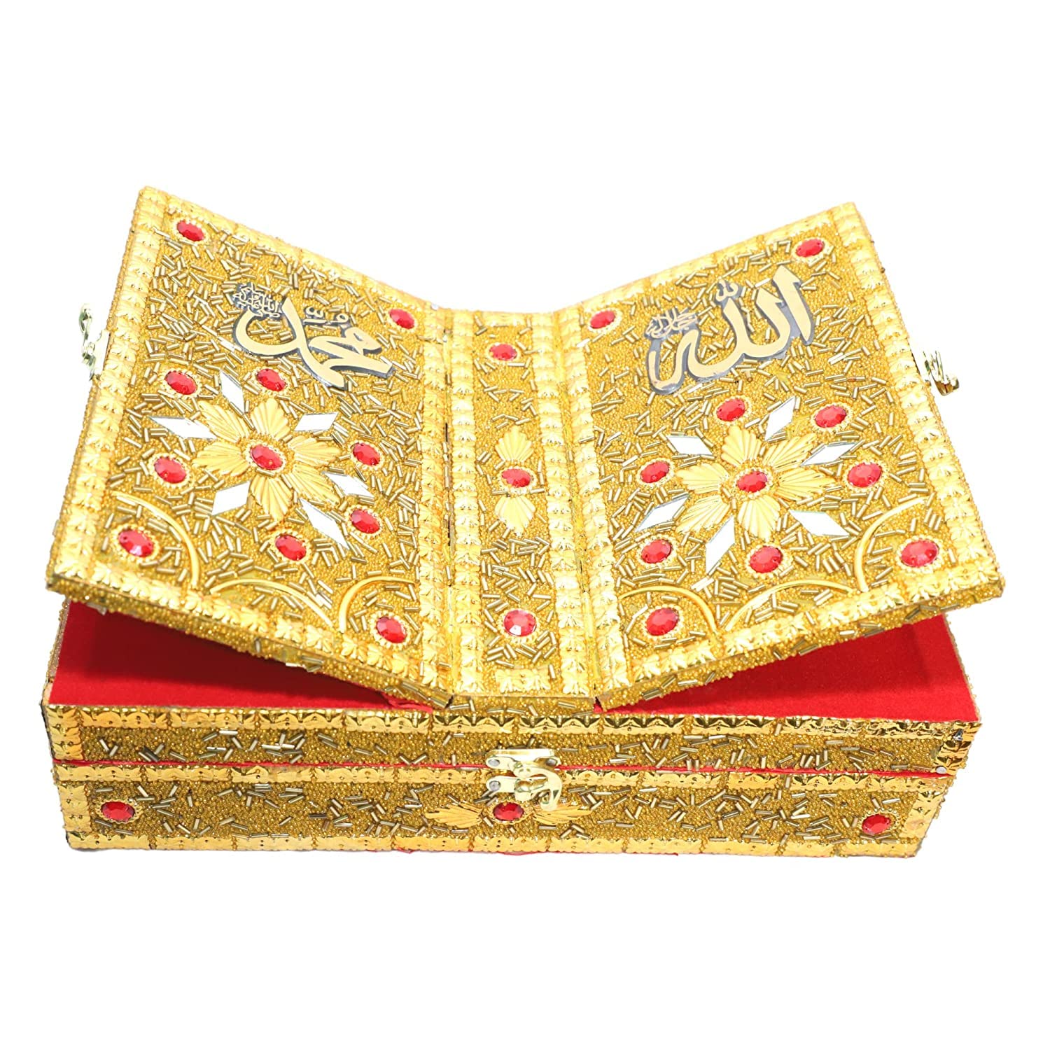 Santarms Handmade Quran Box fordable Wooden rehal holy Books Stand Quran Box Stand | Book Stand for Reading | rihal Stand for Quran | holy Book Stand for Reading Stand | holy Stand | Quran Stand