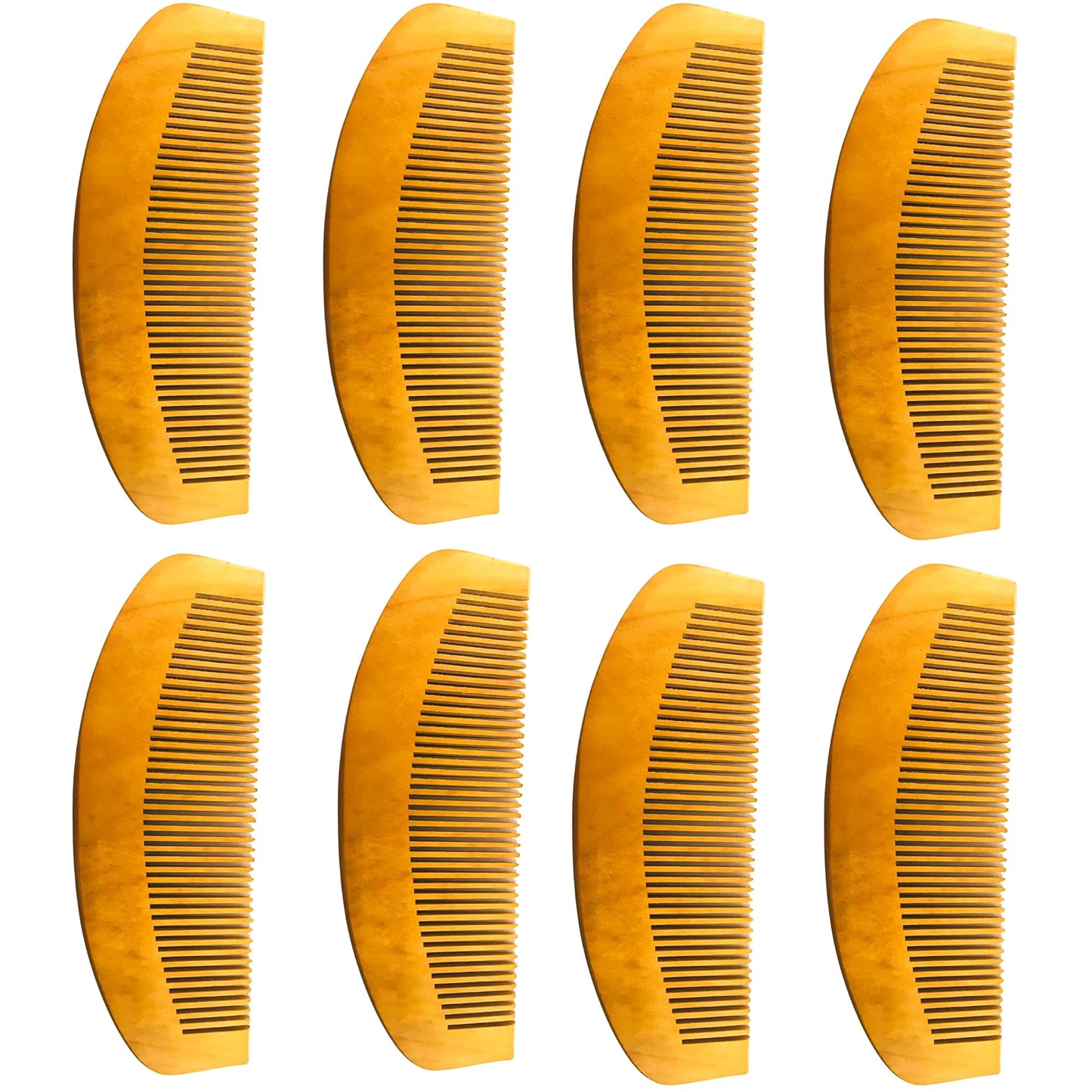 Santarms wooden neem comb for women men hair growth with wide wood tooth combs brush bamboo mens wodden combo set anti dandruff - mini comb for beard (Qty: 10)