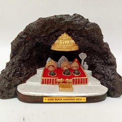 santarms MATA Vaishno Devi Darbar Maa Figurine, Durga Roop,Home and Office Decorative Showpiece, Pack of 1