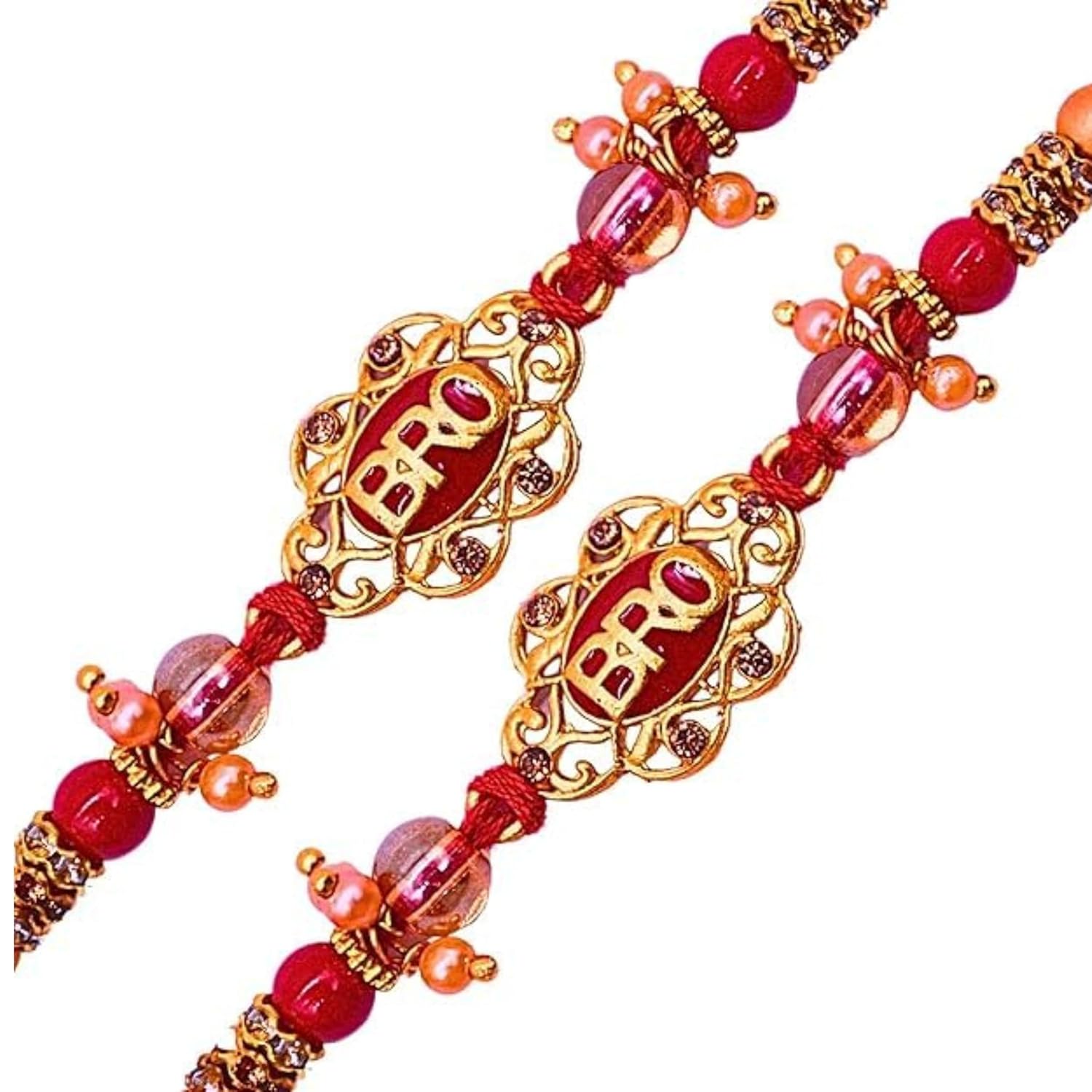 santarms Perfect for Celebrating the Express Your Love on Rakshabandhan with Stunning Rakhi Shop Elegant Pack of 2 Rakhis Sibliond Protection and Affection With Free Roli And Chawal