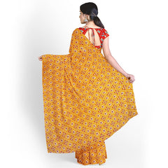 Hira Silk Printed Saree for Women, Tussar Silk Saree/Sari with Unstitched Blouse Piece - Pack of 2