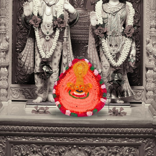santarms khatu Shyam Baba ji ki murti Idol for car Dashboard Hare ka Sahara humara khatushyam humara, Home Temple Decor Multicolor