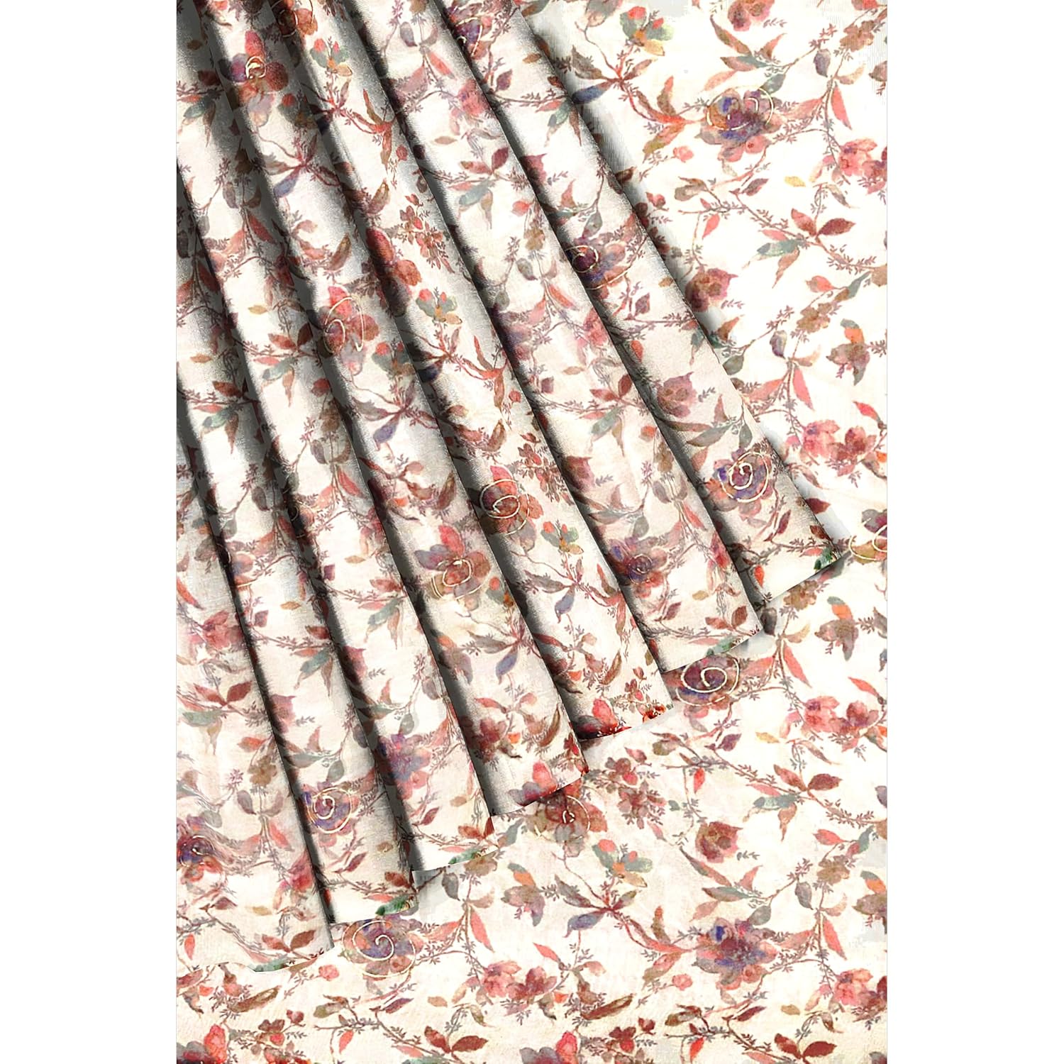 Hira Silk Organza Saree for Women with Unstitched Blouse Piece, Printed Shiny Sari for Woman