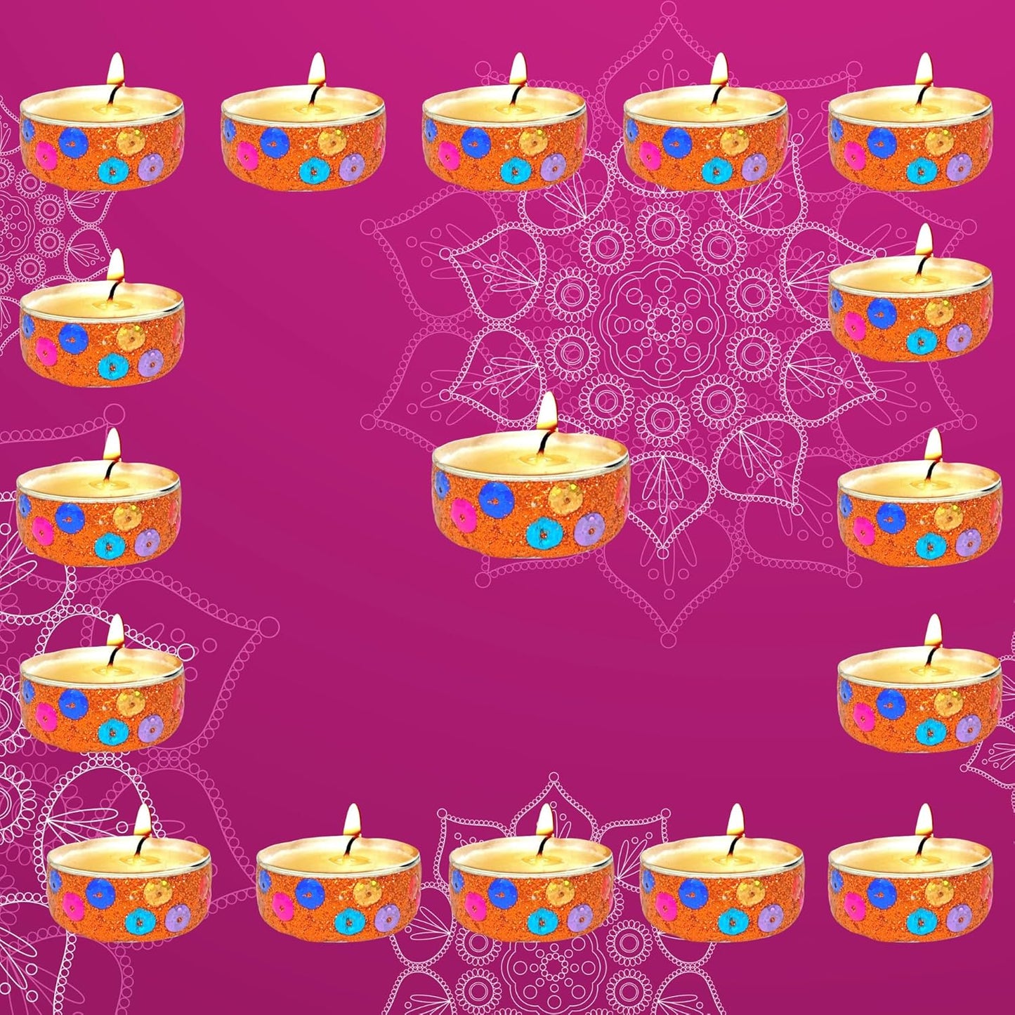 Santarms Elegant Candle Holders for Home Décor - Perfect Diwali Gift Items for Puja Diya Lamps for Mandir and Temple - Enhance Your Indian Decorations with Bright and Beautiful Decoration Ideas
