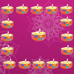Santarms Elegant Candle Holders for Home Décor - Perfect Diwali Gift Items for Puja Diya Lamps for Mandir and Temple - Enhance Your Indian Decorations with Bright and Beautiful Decoration Ideas
