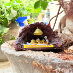 santarms Vaishno Devi Gufa Idol - Handmade MATA Vaishno Devi Statue for Home Temple & Religious Worship Resin Craft, for Devotees (Jammu & Kashmir)