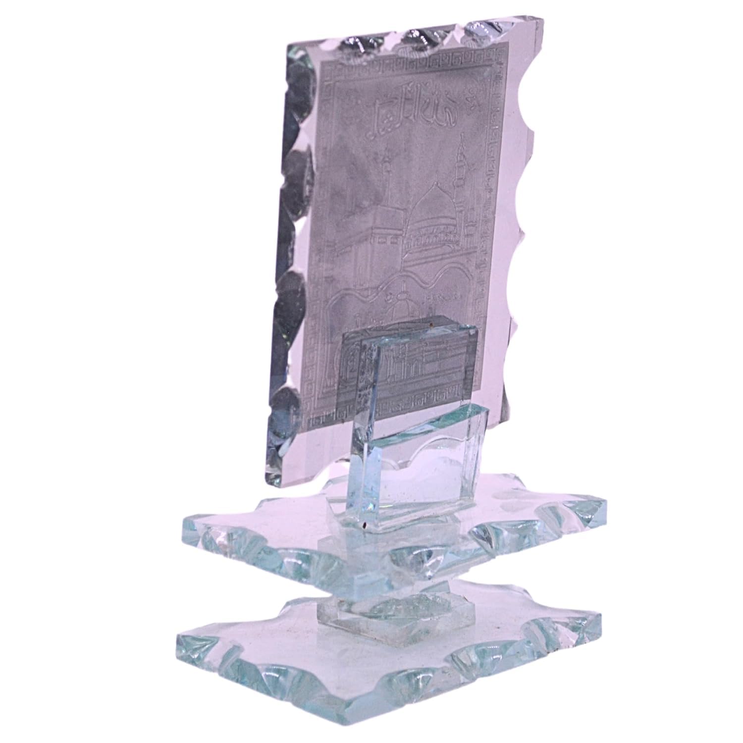 Allah Makka Madina spiritual decor in golden finish