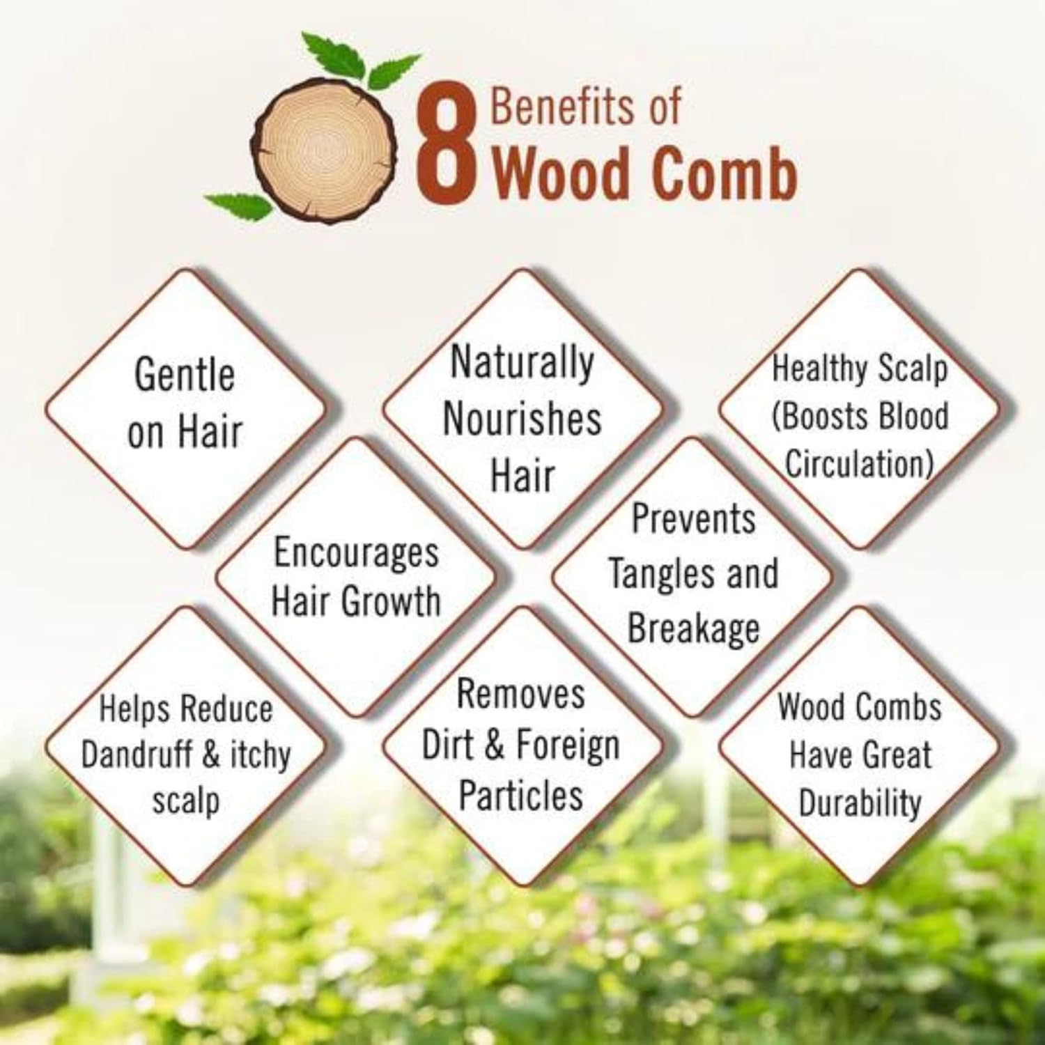 Ayurvedic Neem Comb for Hair Growth & Dandruff Control