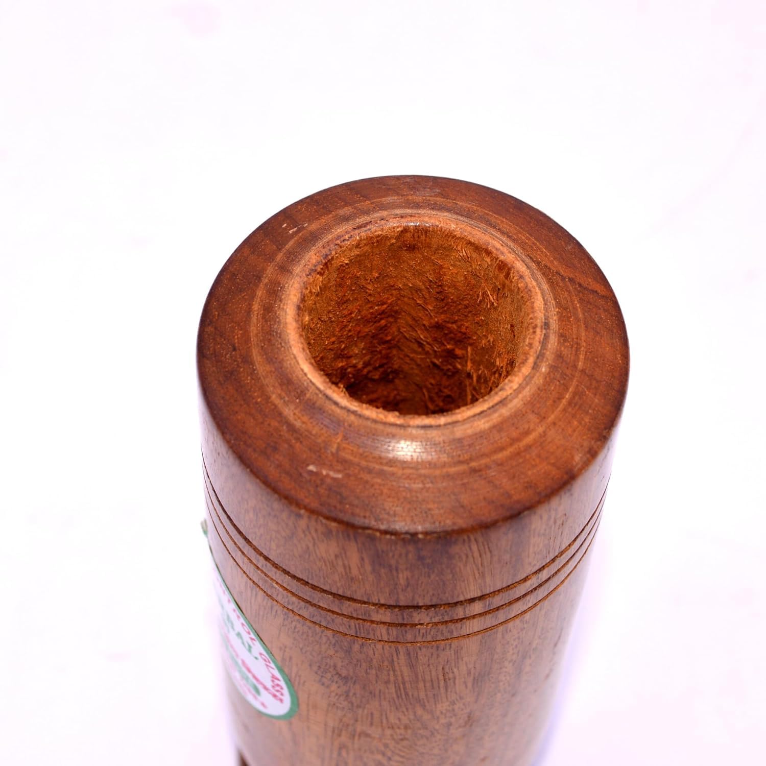 Close up Vijaysar heartwood grain tumbler Santarms