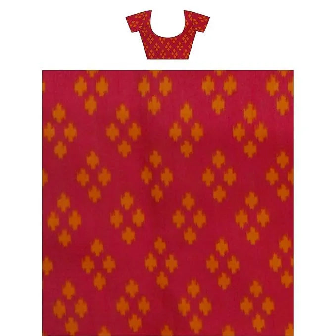 Elegant Hira Silk Kanjivaram Printed Cotton Silk Saree with rich motifs and unstitched blouse piece. Perfect for weddings, festivals & traditional functions.