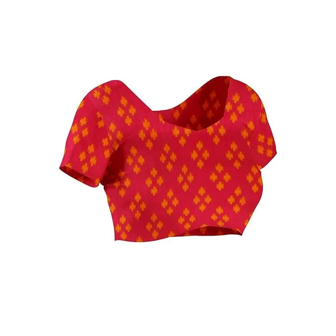 Elegant Hira Silk Kanjivaram Printed Cotton Silk Saree with rich motifs and unstitched blouse piece. Perfect for weddings, festivals & traditional functions.