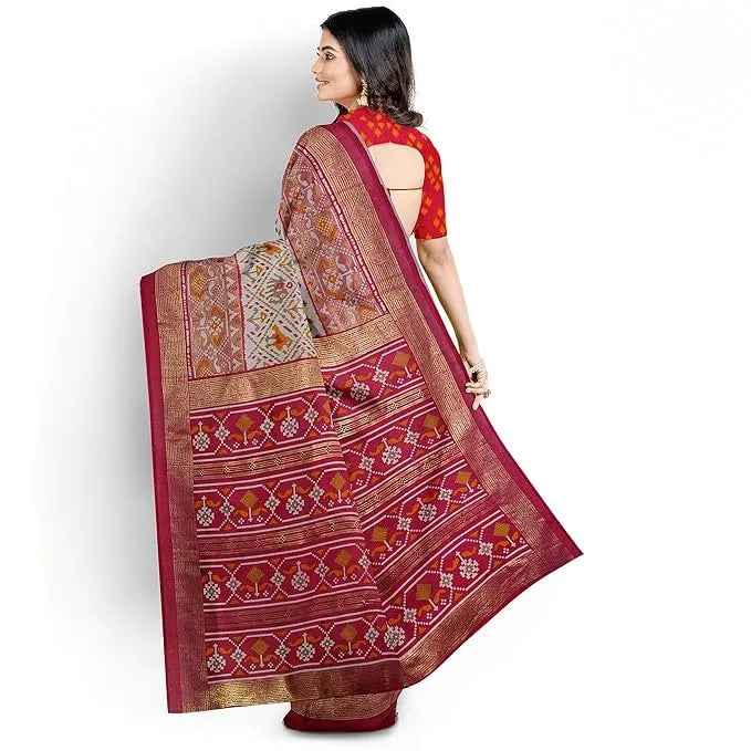 Elegant Hira Silk Kanjivaram Printed Cotton Silk Saree with rich motifs and unstitched blouse piece. Perfect for weddings, festivals & traditional functions.