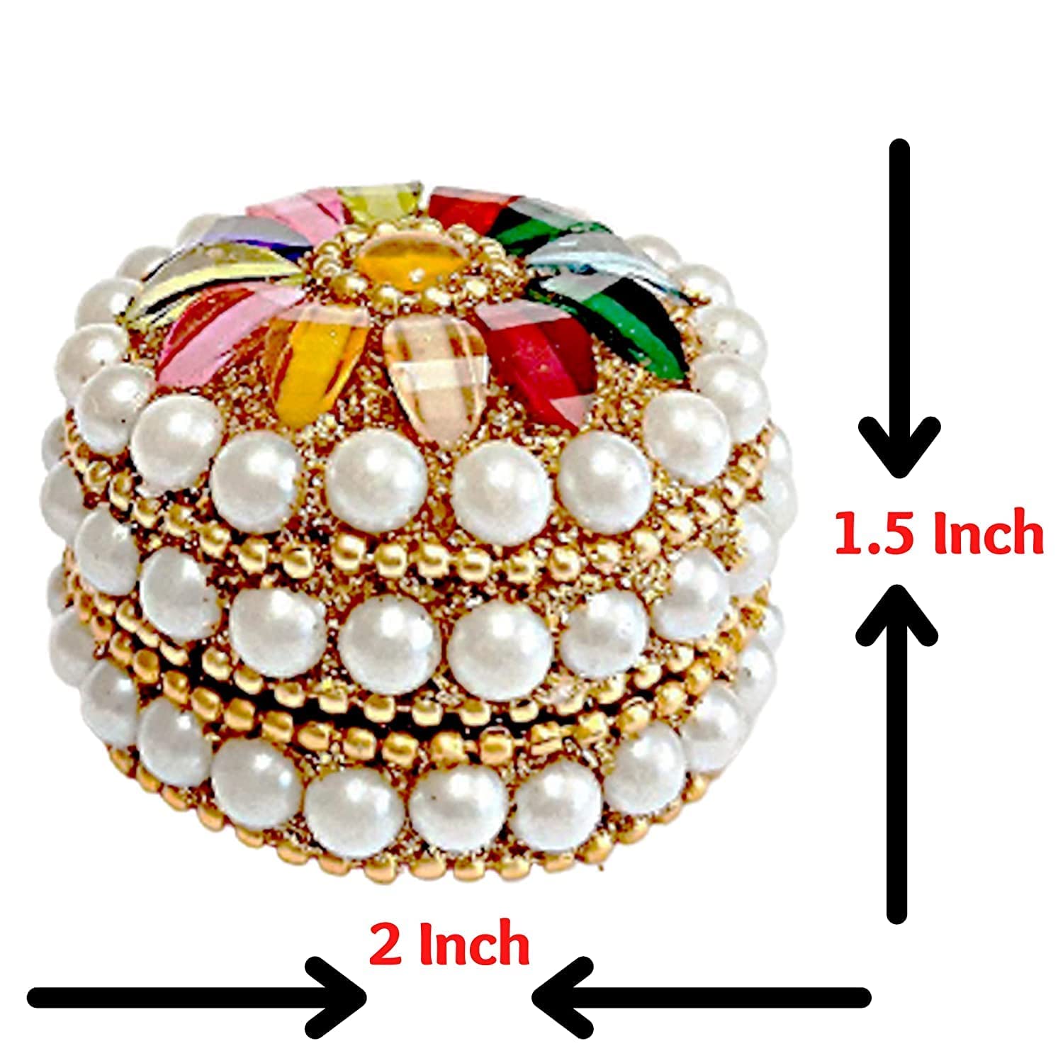 santarms kumkum Box with bhagwat Geeta Book for Gifts