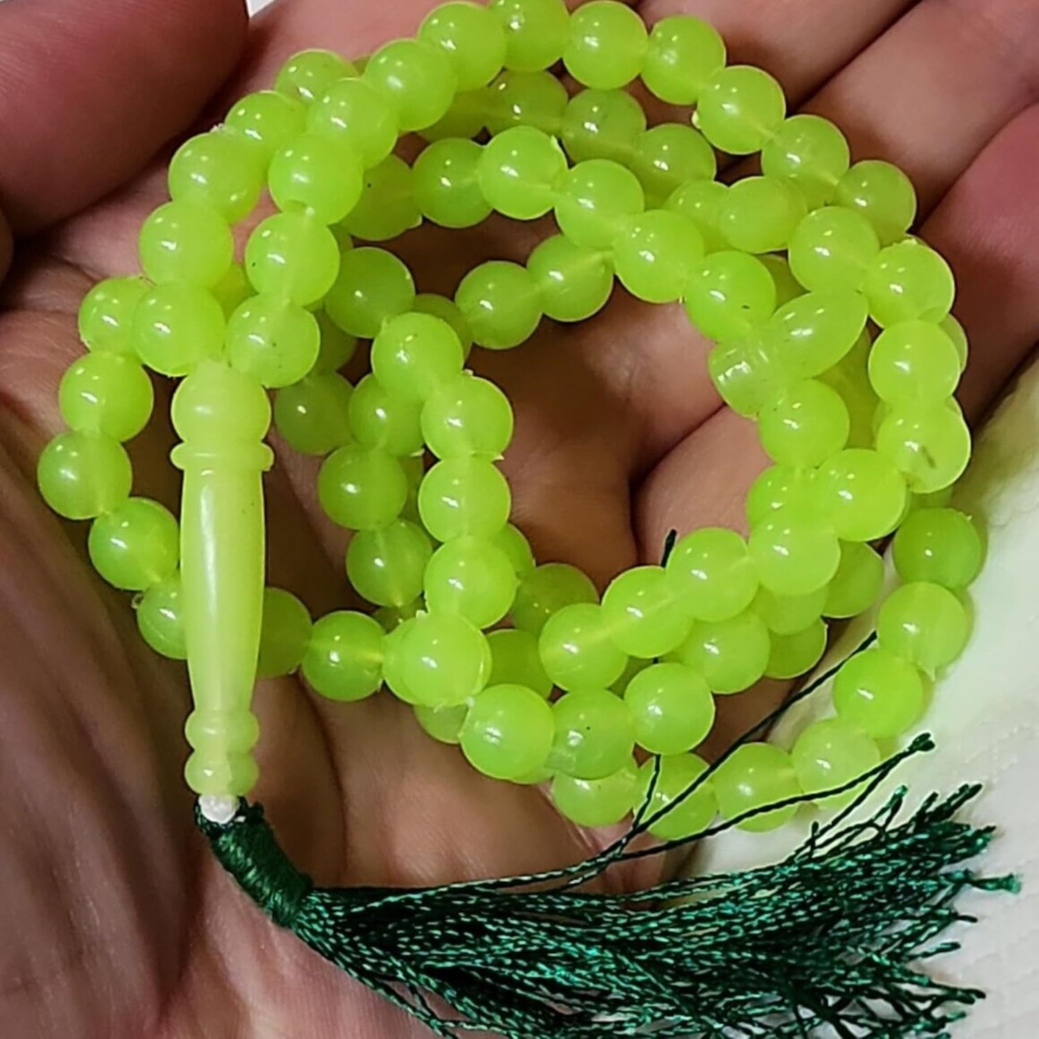Handmade tasbih mala fluorescent color by Santarms