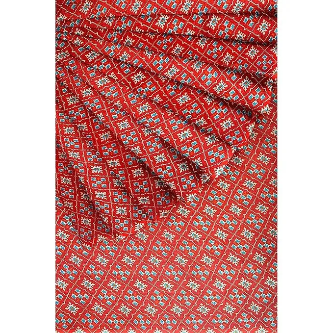 Premium Tussar Silk Printed Saree for Women with unstitched blouse piece. Lightweight, elegant, perfect for weddings, festivals & ethnic wear styling