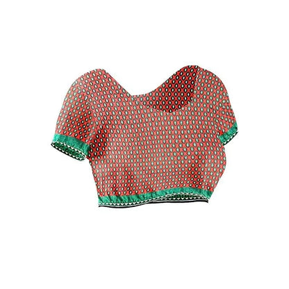 Hira Silk Saree for Women | Printed Silk Saree with Unstitched Blouse Piece