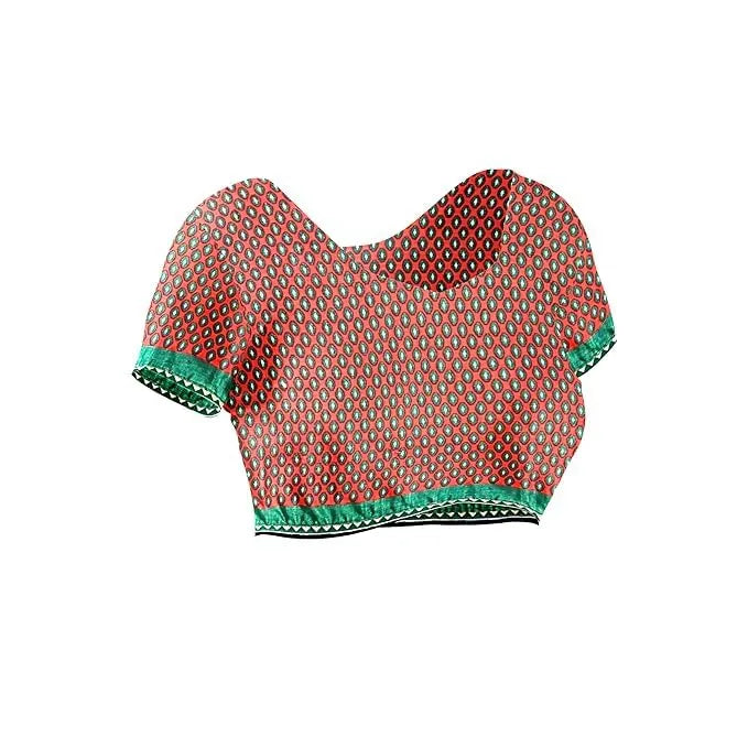 Hira Silk Saree for Women | Printed Silk Saree with Unstitched Blouse Piece