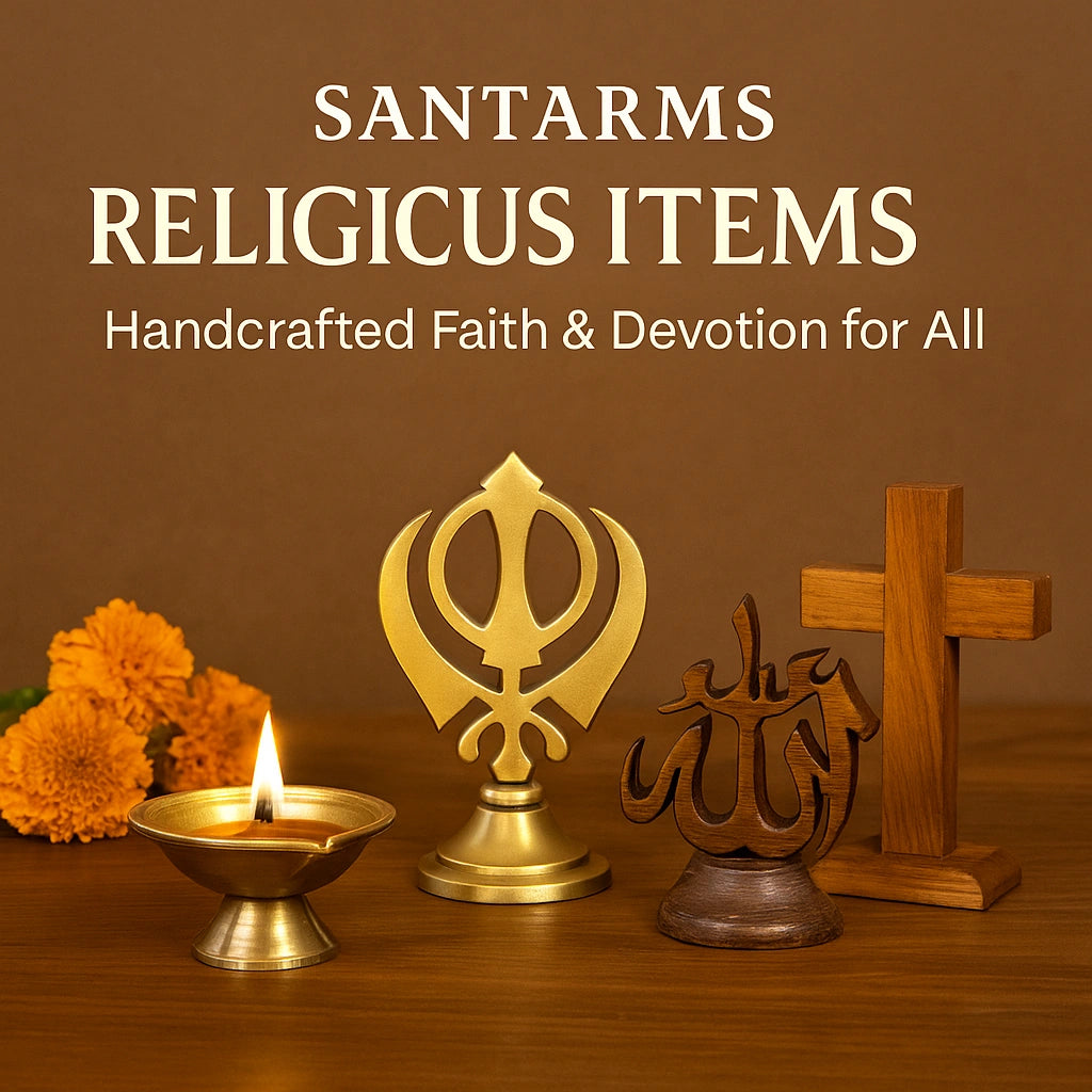 Santarms Religious Items Handcrafted Spiritual Decor for All Faiths