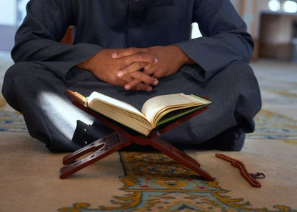 Santarms Wood rehal for Quran Big Size - Strong Built Quality | Handcrafted Holy Book Stand