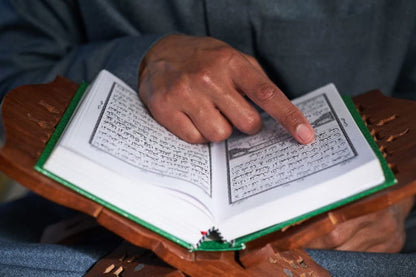 Santarms Wooden rehal for Quran Big Size - Strong Built Quality Handcrafted Holy Book Stand