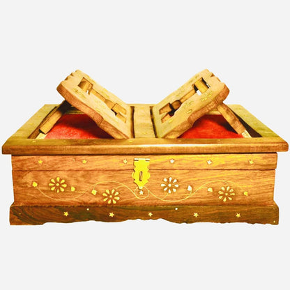 Wooden Rehal Bible Stand for Holy Books – Made in India