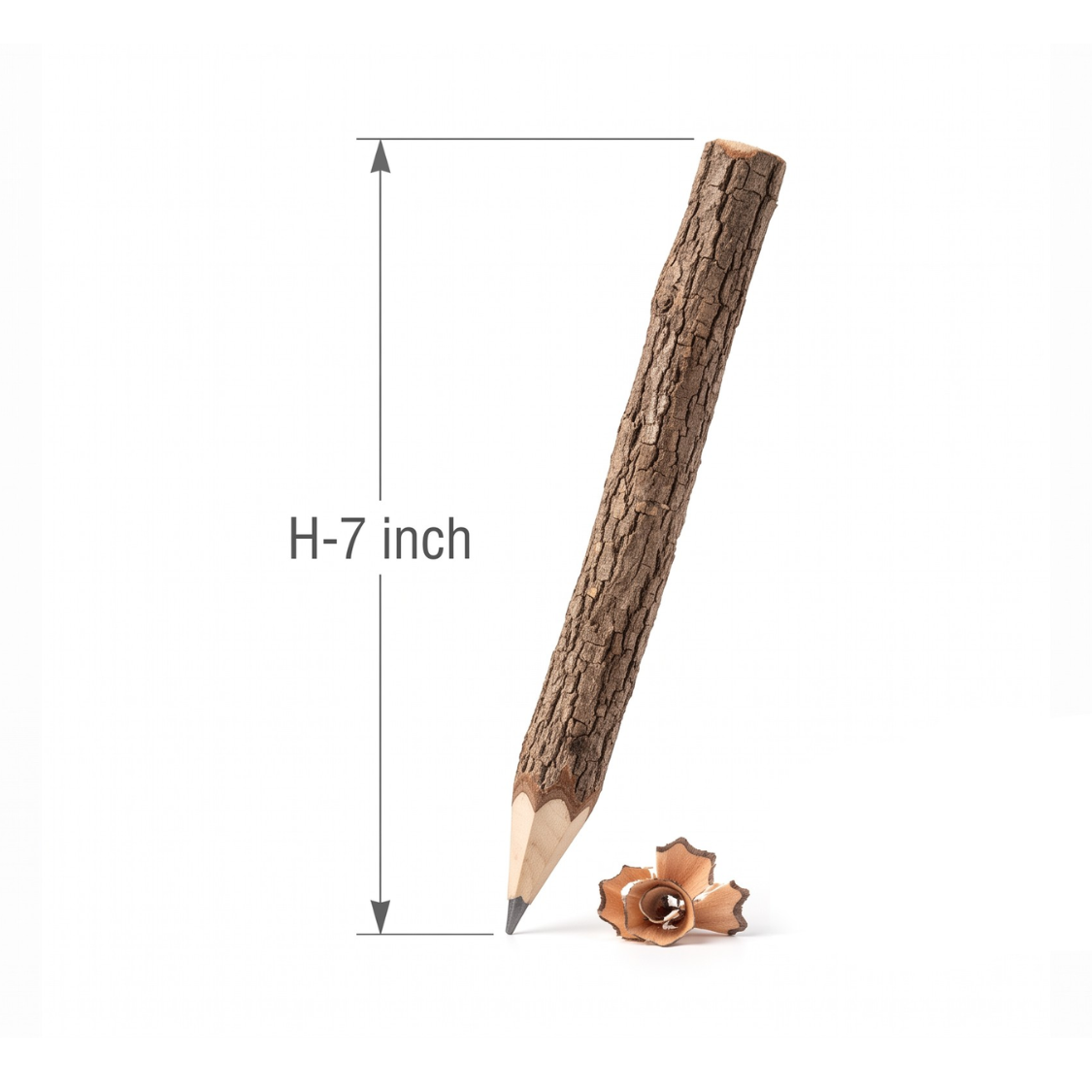 Santarms Natural Wooden Twig Pencil - Rustic Handmade Graphite
