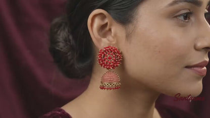 Santarms Fancy Jewellery long Afghani Earrings| Women Handmade Earrings for Girls and Women Stylish