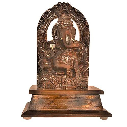 Santarms Handcrafted Rosewood Ganesh Statue