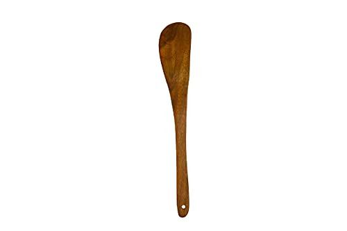 Santarms Beautiful Wooden Cooking Spoon palta (33x5.5x0.1) cm [Brown Colour]-for Cooking/Serving-use as a Gift